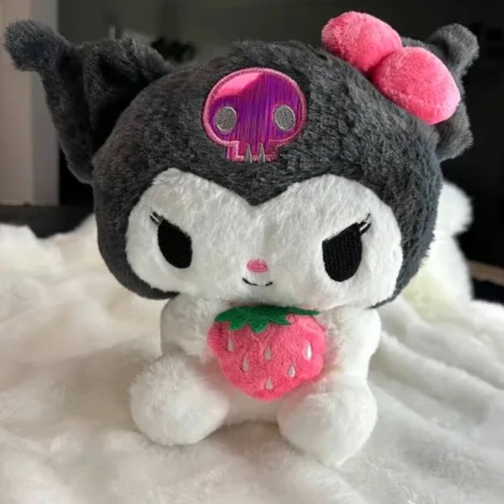 8" Sanrio Kuromi Plush Strawberry Edition